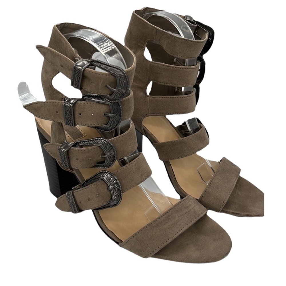 Forever 21 Strappy Chunky Heels